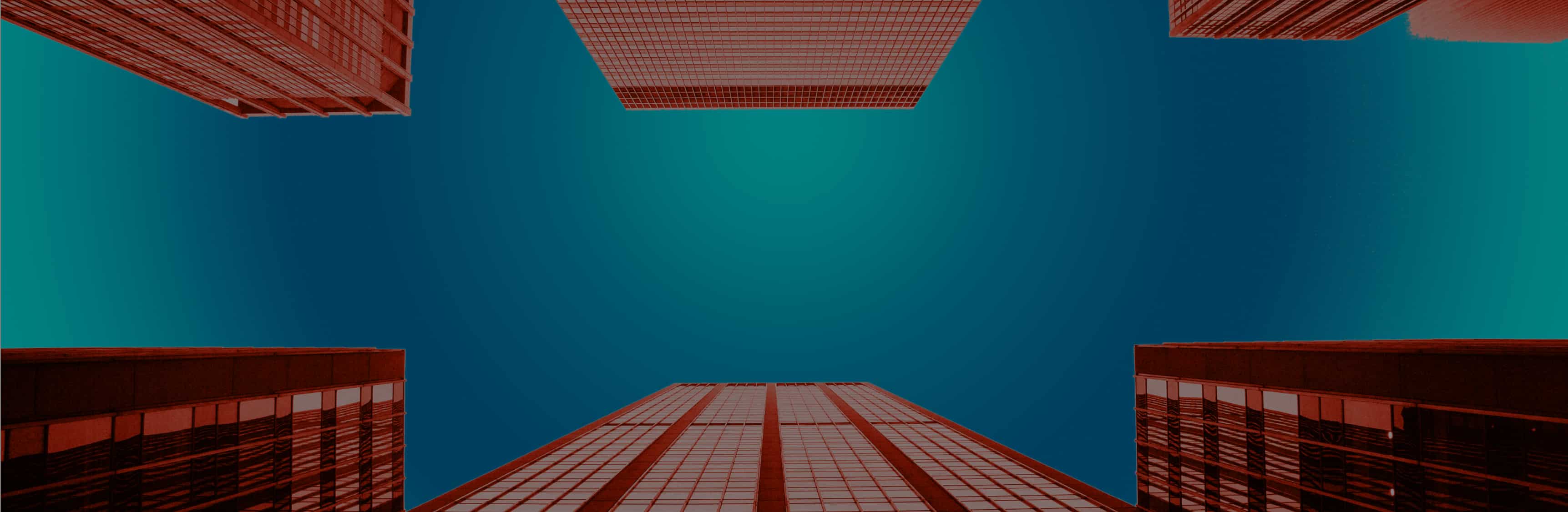 Hero Máster Universitario en Análisis de Datos Masivos (Big Data) e Inteligencia Empresarial (Business Intelligence) plano picado de varios edificios de oficinas
