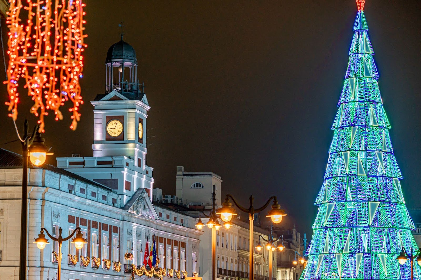 Bola de nieve con música y pueblo Navidad El Corte Inglés