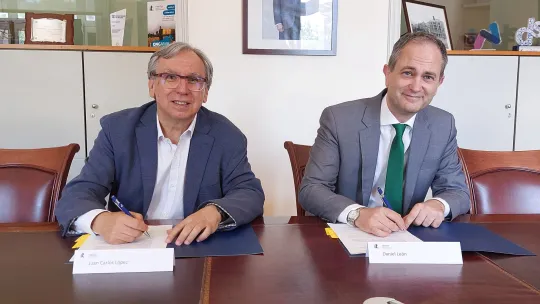 UNIE Universidad y el COIT firman un convenio de colaboración UNIE Universidad y el COIT firman un convenio de colaboración